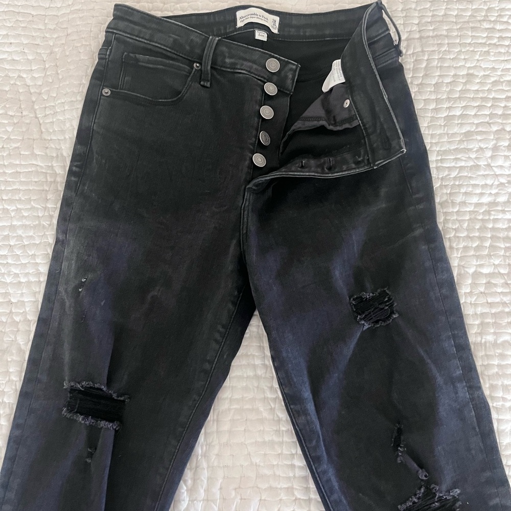 Abercrombie & Fitch Black High Rise Jeans